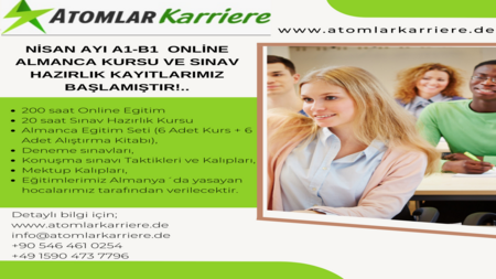 Nisan Ayı Online Almanca Kursu